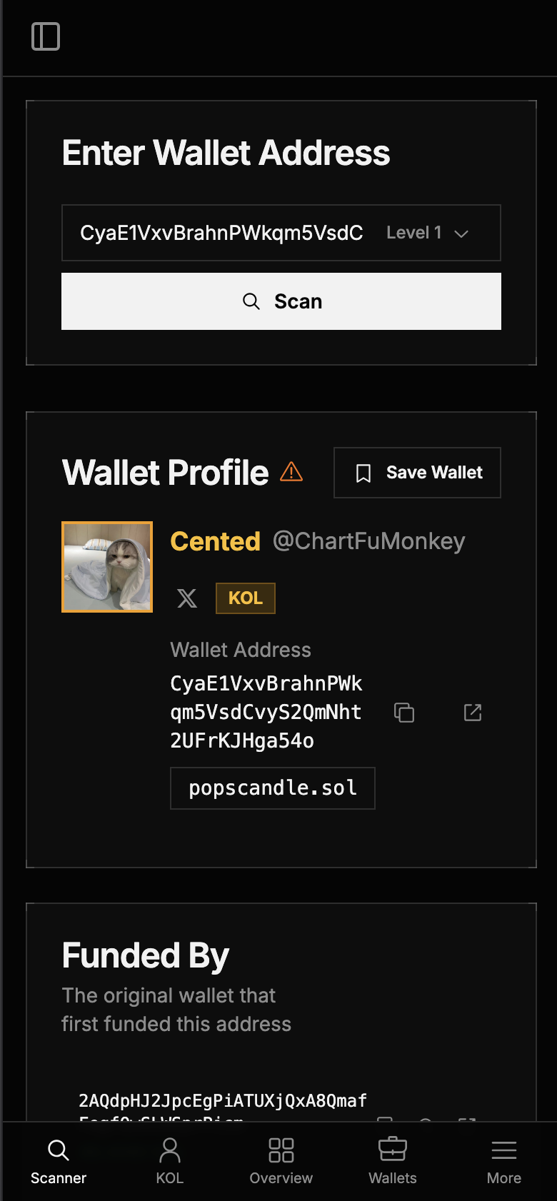 SolScanner app preview